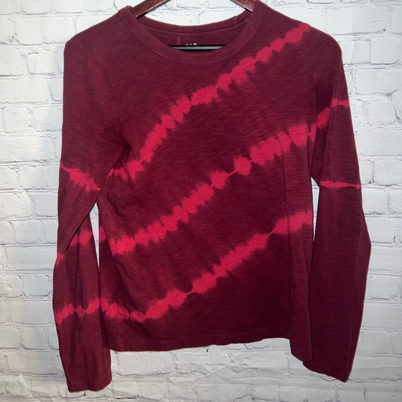 Gap Red tie dye long sleeve shirt size S - Picture 2 of 4